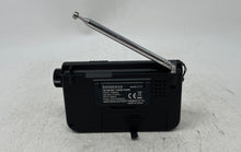 Load image into Gallery viewer, Retekess Model V117 Black Headphone Jack Portable AM/FM/SW 3-Band Radio Untested