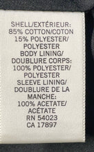 Load image into Gallery viewer, Banana Republic Womens Black White Printed One-Button Blazer 8P With Tags