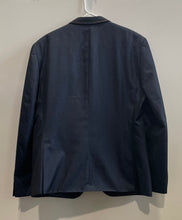 Load image into Gallery viewer, Andrew Fezza Mens Blue Long Sleeve Notch Lapel Two-Button Blazer Size 42S