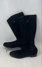 Load image into Gallery viewer, Kenneth Cole Reaction Womens Wind Stretch Black Back Zip Knee High Boots Size 9