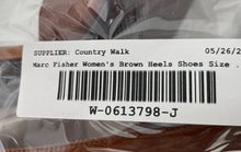 Load image into Gallery viewer, Marc Fisher Womens MFLYDE Brown Leather Slip-On D'Orsay Heels Size 5.5M