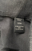Load image into Gallery viewer, Authentic John Varvatos Mens Black White Long Sleeve Dress Shirt Size 15.5