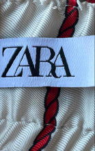 Load image into Gallery viewer, Zara Womens Multicolor Printed Flat Front Side-Zip Wide-Leg Ankle Pants Size S