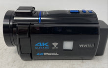 Load image into Gallery viewer, Vivitar Black 4K Ultra HD Wi-Fi 48MP Digital Video Camera Not Tested
