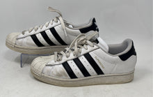 Load image into Gallery viewer, Adidas Mens Superstar EG4958 White Black Low Top Lace-Up Sneaker Shoes Size 7