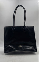 Load image into Gallery viewer, Authentic Furla Womens Black Bottom Studs Double Handle Shoulder Handbag Worn