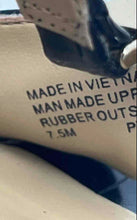 Load image into Gallery viewer, Michael Kors Womens Fanning Black Croc Embossed Wedge Espadrille Sandals Sz 7.5M