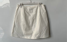 Load image into Gallery viewer, Cos Womens White Regular Fit Side-Zip Short Mini Skirt Size 8
