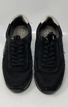 Load image into Gallery viewer, Authentic Tory Burch Womens Black Lace-Up Sneaker Shoes Size 6.5M Damaged