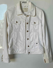 Load image into Gallery viewer, Kate Spade New York Womens White Long Sleeve Denim Front Button Jacket Size XS