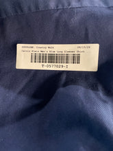 Load image into Gallery viewer, Calvin Klein Mens Blue Long Sleeve Collared Slim Fit Button-Up Shirt Size Medium