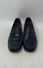 Load image into Gallery viewer, Cole Haan Mens Black Leather Moc Toe Slip-On Penny Loafer Shoes Size 6B