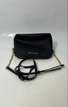 Load image into Gallery viewer, Michael Kors Womens Black Leather Adjustable Strap Zip Top Lined Crossbody Bag