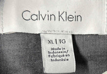 Load image into Gallery viewer, Calvin Klein Mens Gray Collared Slim Fit Long Sleeve Button-Up Shirt Size XL