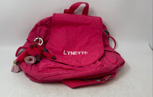 Load image into Gallery viewer, Kipling Womens Pink City Lynette Adjustable Shoulder Strap Charm Backpack