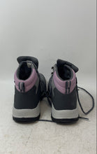 Load image into Gallery viewer, Adventuridge Womens Gray Purple Lace-Up Mid Top Trail Hiking Boots Size 8