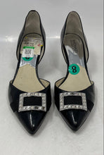 Load image into Gallery viewer, Michael Kors Womens Shirley Black Patent Leather Stiletto D'Orsay Heels Size 8M