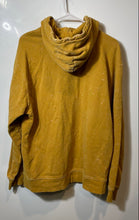Load image into Gallery viewer, Jordan Mens Yellow Long Sleeve Kangaroo Pocket Pullover Sweater Hoodie Size M