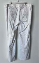 Load image into Gallery viewer, Express Womens White Editor Flat Front Slash Pockets Wide-Leg Dress Pants Sz 14L