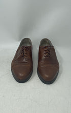 Load image into Gallery viewer, Joan E David Mens Brown Leather Lace-Up Oxford Dress Shoes Size EUR 40.5
