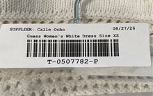 Load image into Gallery viewer, Guess Womens White Scoop Neck Sleeveless Short Mini Dress Size XS