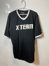 Load image into Gallery viewer, Wilson Mens Black White Short Sleeve V-Neck X Team #14 Ringer T-Shirt XL