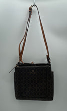 Load image into Gallery viewer, Nanette Lepore Womens Brown Leather Adjustable Strap Crossbody Handbag