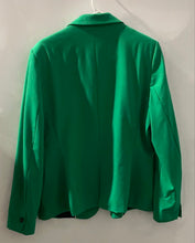 Load image into Gallery viewer, Zara Womens Green Pockets Long Sleeve Notch Collar One-Button Blazer Size 12