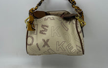 Load image into Gallery viewer, Luodengdaishu Womens Cream MKMEMOXI Inner Pockets Zipper Small Shoulder Bag