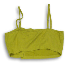Load image into Gallery viewer, Forever 21 Womens Light Green Spaghetti Straps Cropped Blouse Top Size Large