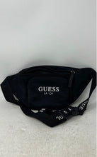 Load image into Gallery viewer, Guess Unisex Black Top Zipper Adjustable Crossbody Strap Belt Bag & Fanny Pack