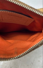 Load image into Gallery viewer, Coach Womens Brown Monogram Charm Adjustable Strap Zipper Crossbody Bag