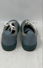 Load image into Gallery viewer, Del Toro Mens Blue Leather Round Toe Low Top Lace-Up Sneakers Shoes Size 9