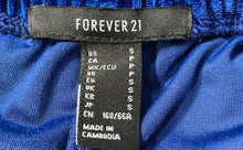 Load image into Gallery viewer, Forever 21 Womens Blue White Drawstring Activewear Track Pants Size Small
