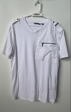Load image into Gallery viewer, Sean John Mens White Crew Neck Short Sleeve Pullover T-Shirt Size XL
