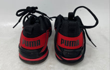 Load image into Gallery viewer, Puma Kids Axelion Break 195492-01 Black Red Lace-Up Sneaker Shoes Size 11.5C