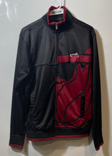 Load image into Gallery viewer, UNK Mens Black Long Sleeve Front Full-Zip Miami Heat NBA Track Jacket Size M