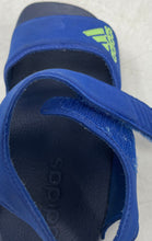 Load image into Gallery viewer, Adidas Kids Adilette ID2626 Blue Open Toe Flat Sports Sandals Size 12K