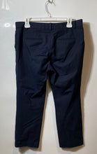 Load image into Gallery viewer, Ann Taylor Womens Navy Blue Flat Front Slash Pocket Stretch Chino Pants Size 8P