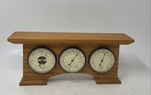 Load image into Gallery viewer, Analog Weather Station Wood Casing Barometer Hygrometer Thermometer Tools