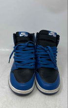 Load image into Gallery viewer, Nike Kids Air Jordan 1 Retro High OG Blue Black Lace-Up Sneaker Shoes Size 7Y