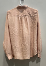 Load image into Gallery viewer, Loft Womens Pink Spread Collar Long Sleeve Button-Up Shirt Size Small