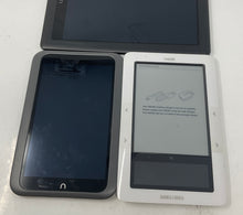 Load image into Gallery viewer, Lot Of 3 Pcs Assorted Barnes & Noble Nook Android Tablets Not Tested For Parts