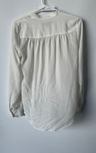 Load image into Gallery viewer, INC International Concepts Womens White Long Sleeve Split Neck Blouse Top Size 4