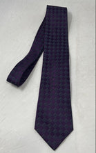 Load image into Gallery viewer, Calvin Klein Mens Purple Printed Adjustable Formal Pointed Tie