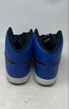 Load image into Gallery viewer, Nike Mens Ebernon Mid Black Blue Mid Top Lace-Up Sneaker Shoes Size 11