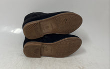 Load image into Gallery viewer, Cat & Jack Girls Black Suede Side Zip Round Toe Ankle Boots Size 10