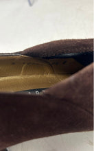 Load image into Gallery viewer, Stuart Weitzman Womens Brown Suede Square Toe Block Pump Heels Size 9.5B