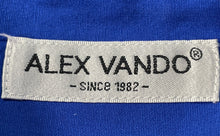 Load image into Gallery viewer, Alex Vando Mens Blue Long Sleeve Collared Regular Fit Button-Up Shirt Size XL