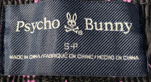 Load image into Gallery viewer, Psycho Bunny Mens Purple Black Drawstring Swim Shorts Size Small